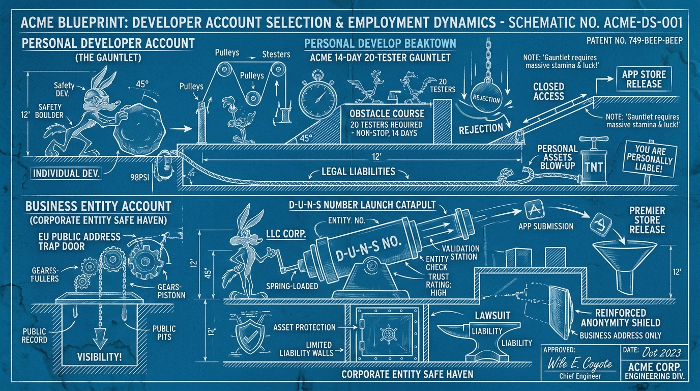 ACME Engineering Blueprint: Personal Developer Account vs Corporate Entity Safe Haven